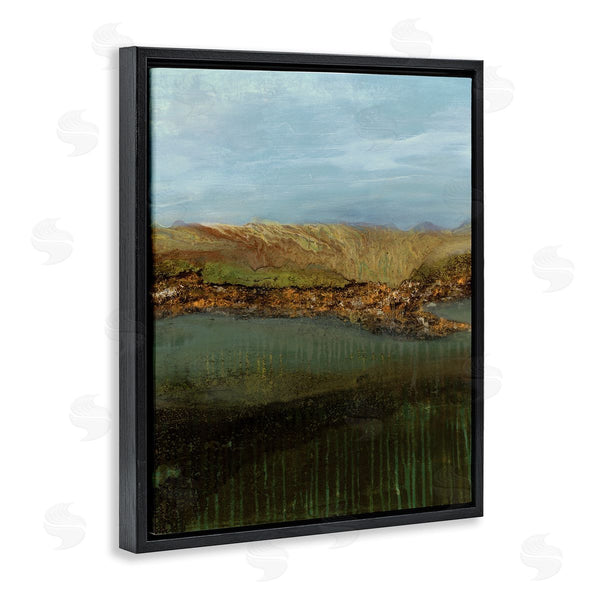Stupell Industries Ruth Fromstein | Landscape Countryside Abstraction Blurred Earth Tones Wall Art