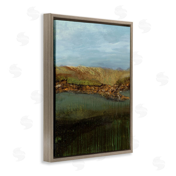 Stupell Industries Ruth Fromstein | Landscape Countryside Abstraction Blurred Earth Tones Wall Art