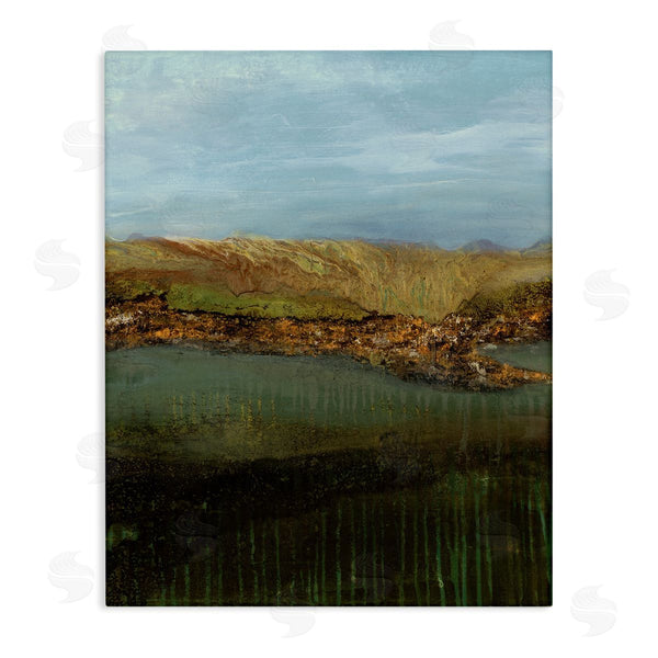 stupell industries Ruth Fromstein | Landscape Countryside Abstraction Blurred Earth Tones Wall Art