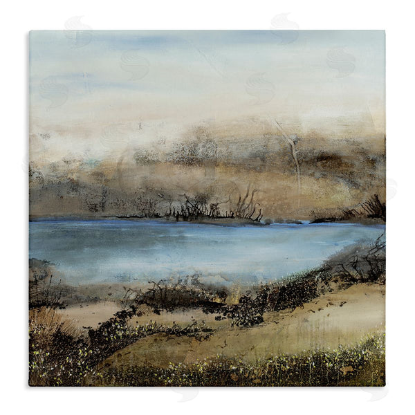 stupell industries Ruth Fromstein | Rustic Pond Water Abstract Muddy Surrounding Landscape Wall Art
