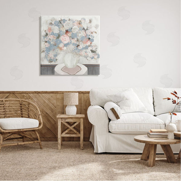 Stupell Industries Ruth Fromstein | Soft Floral Bouquet Abstract Scribble Blooms Arrangement Wall Art