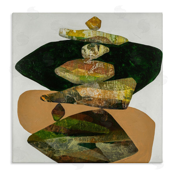 stupell industries Ruth Fromstein | Stacked Rocks Contemporary Nature Wall Art