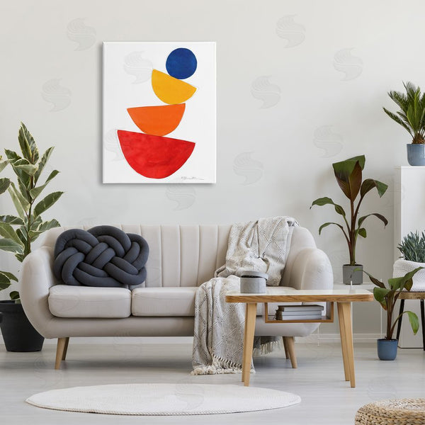 Stupell Industries Ruth Fromstein | Tilting Balancing Shapes Wall Art