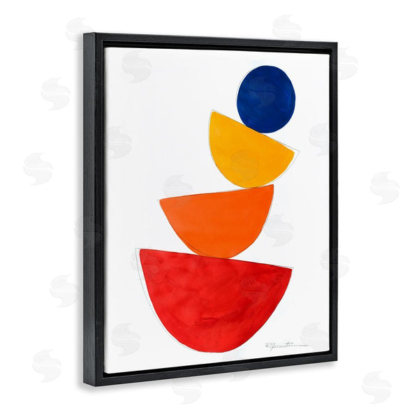 Stupell Industries Ruth Fromstein | Tilting Balancing Shapes Wall Art