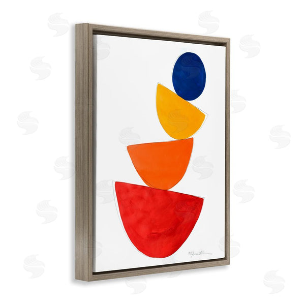 Stupell Industries Ruth Fromstein | Tilting Balancing Shapes Wall Art
