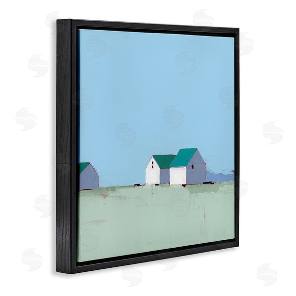 Stupell Industries Ruth LaGue | Palmer Farm In Muted Blues Wall Art