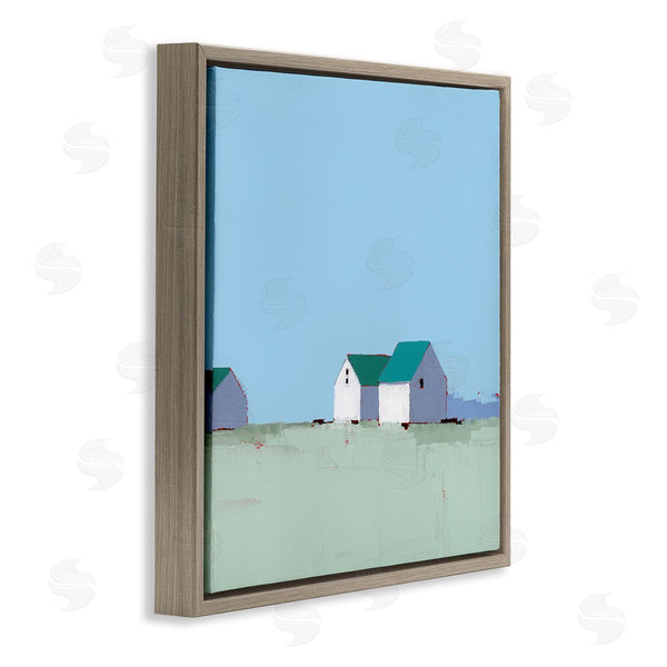 Stupell Industries Ruth LaGue | Palmer Farm In Muted Blues Wall Art