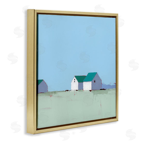 Stupell Industries Ruth LaGue | Palmer Farm In Muted Blues Wall Art