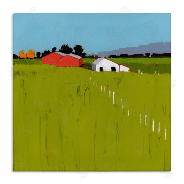 stupell industries Ruth LaGue | Pastoral Fence Line Wall Art