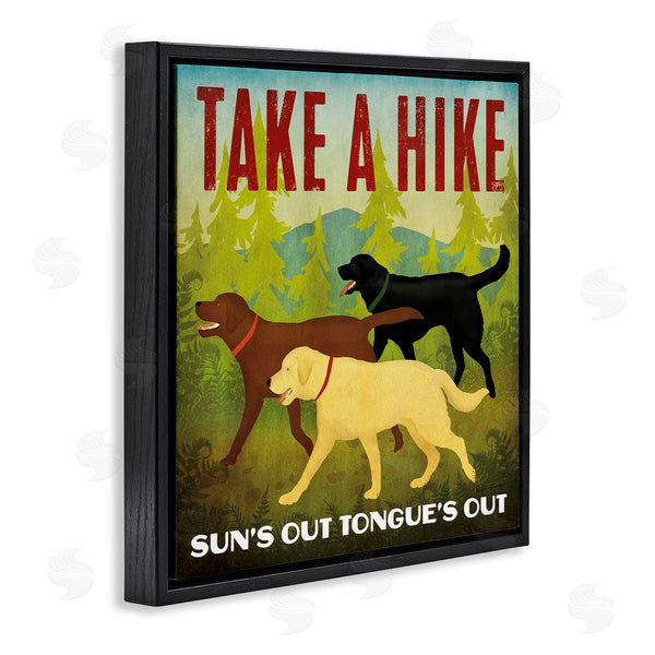 Stupell Industries Ryan Fowler | Hiking Dogs Phrase Wall Art