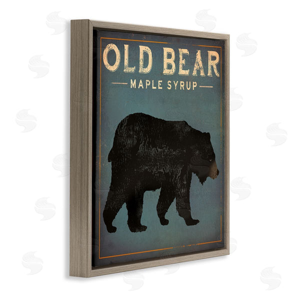 Stupell Industries Ryan Fowler | Vintage Bear Maple Syrup Wall Art