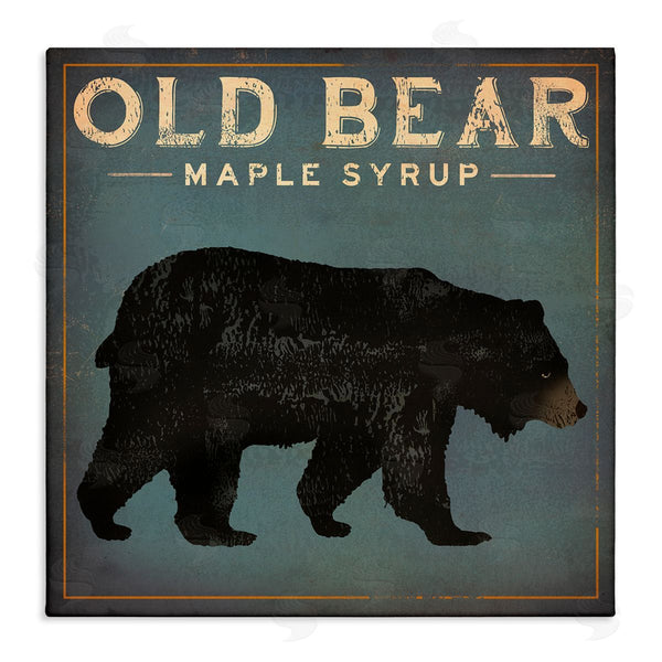 stupell industries Ryan Fowler | Vintage Bear Maple Syrup Wall Art