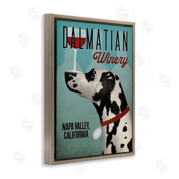 Stupell Industries Ryan Fowler | Vintage Dalmatian Winery Wall Art