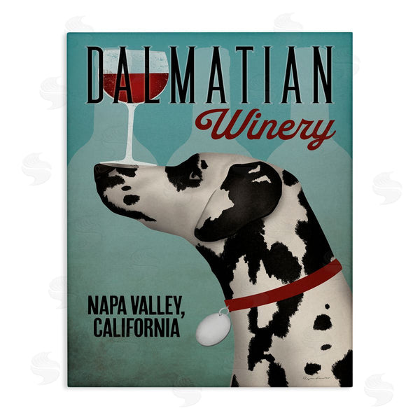stupell industries Ryan Fowler | Vintage Dalmatian Winery Wall Art