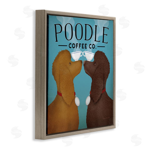 Stupell Industries Ryan Fowler | Vintage Poodle Coffee Co Wall Art