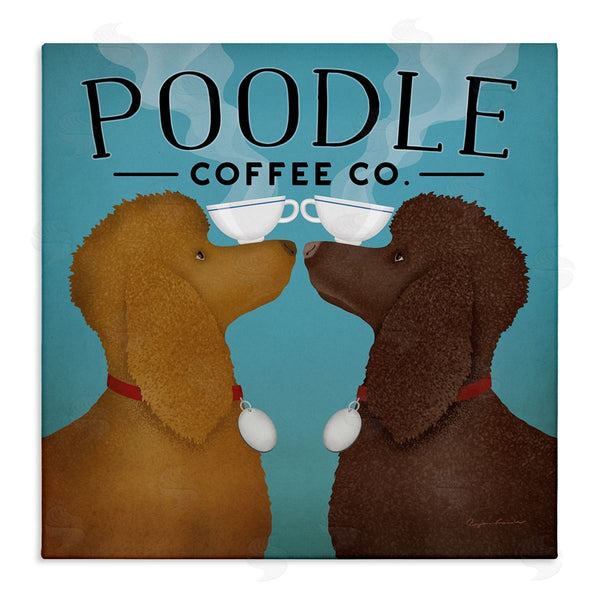 stupell industries Ryan Fowler | Vintage Poodle Coffee Co Wall Art