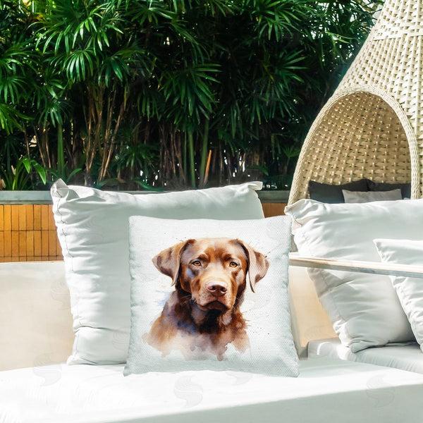 Stupell Industries Ryley Gray | Modern Pet Labrador Portrait Printed Throw Pillow