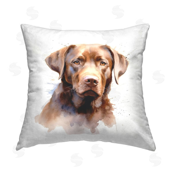 stupell industries Ryley Gray | Modern Pet Labrador Portrait Printed Throw Pillow