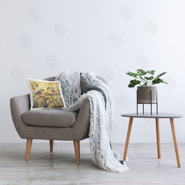 Stupell Industries Ryley Gray | Two Birds In Tree Printed Throw Pillow