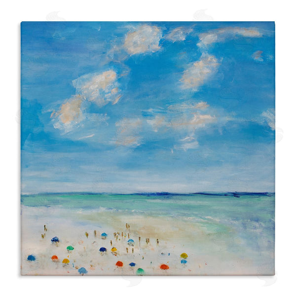 stupell industries S.H. Kahn | Finding Summer Beachgoers