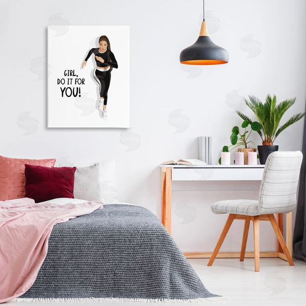 Stupell Industries Saba Rauf | Do It For You Girl Wall Art