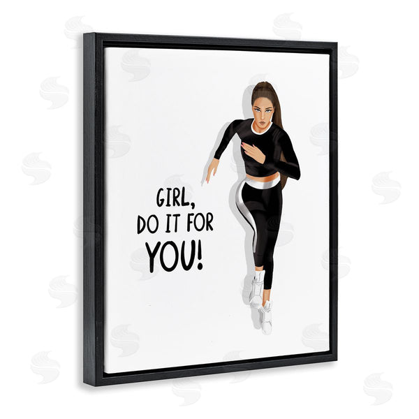 Stupell Industries Saba Rauf | Do It For You Girl Wall Art