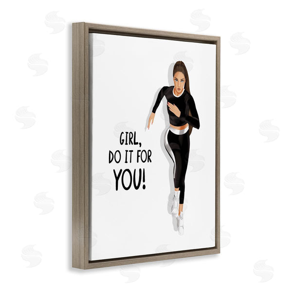 Stupell Industries Saba Rauf | Do It For You Girl Wall Art