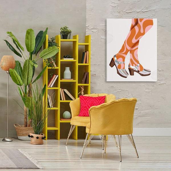Stupell Industries Saba Rauf | Groovy Fashion Legs Wall Art