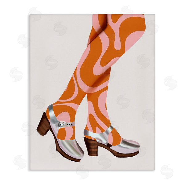 stupell industries Saba Rauf | Groovy Fashion Legs Wall Art
