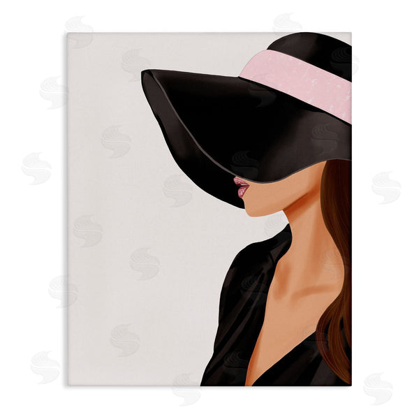 stupell industries Saba Rauf | Shaded Woman Large Hat Wall Art