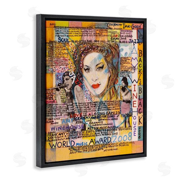 Stupell Industries Sabin | Amy Winehouse Collage Wall Art