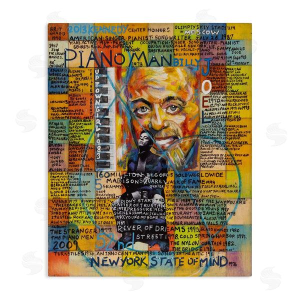 stupell industries Sabin | Billy Joel Collage Wall Art