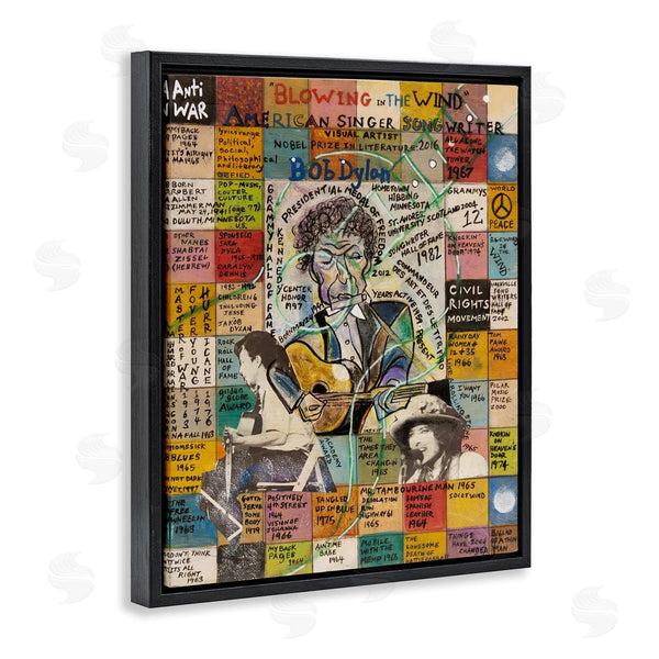 Stupell Industries Sabin | Bob Dylan Collage Wall Art