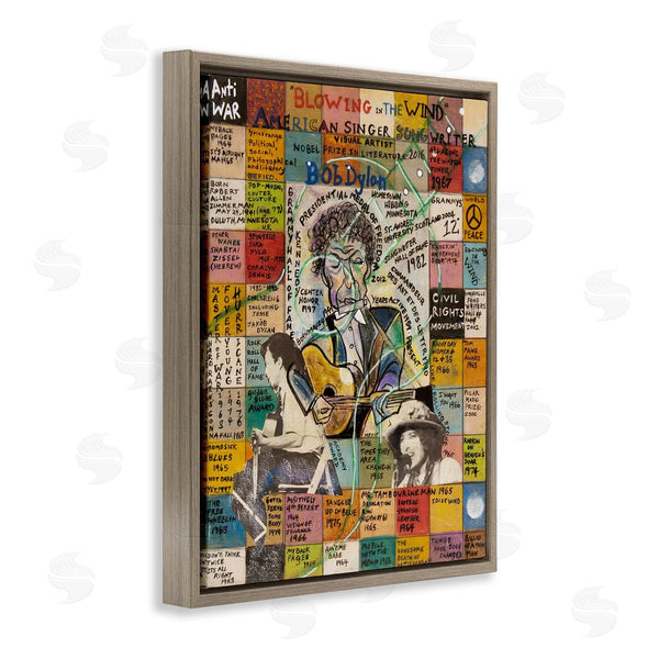 Stupell Industries Sabin | Bob Dylan Collage Wall Art