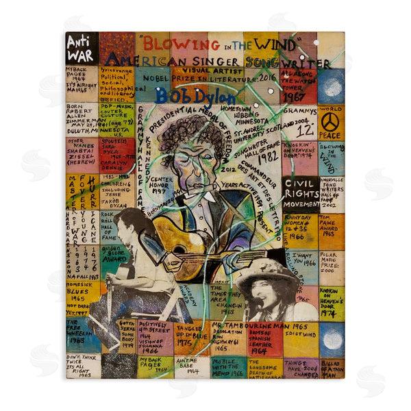 stupell industries Sabin | Bob Dylan Collage Wall Art