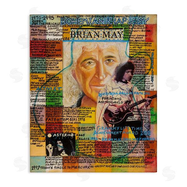 stupell industries Sabin | Brian May Collage Wall Art