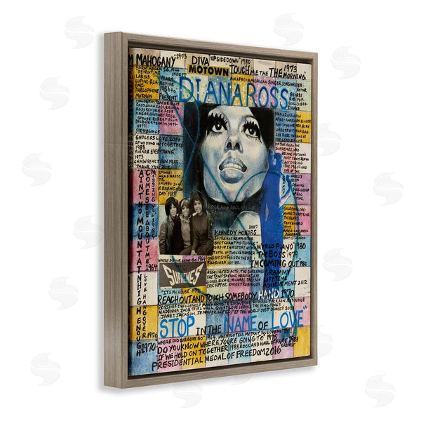 Stupell Industries Sabin | Diana Ross Collage Wall Art
