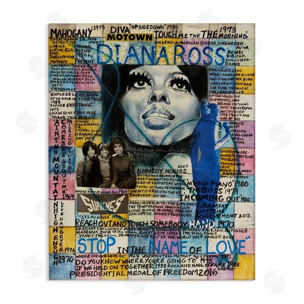 stupell industries Sabin | Diana Ross Collage Wall Art