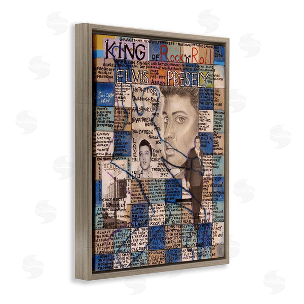 Stupell Industries Sabin | Elvis Presley Collage Wall Art