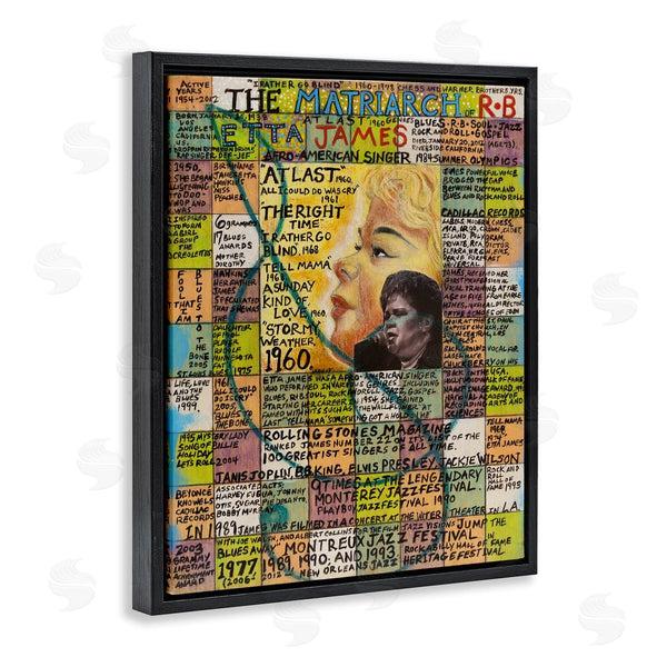 Stupell Industries Sabin | Etta James Collage Wall Art