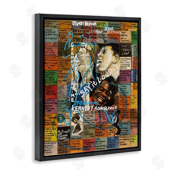 Stupell Industries Sabin | James Brown Collage Wall Art