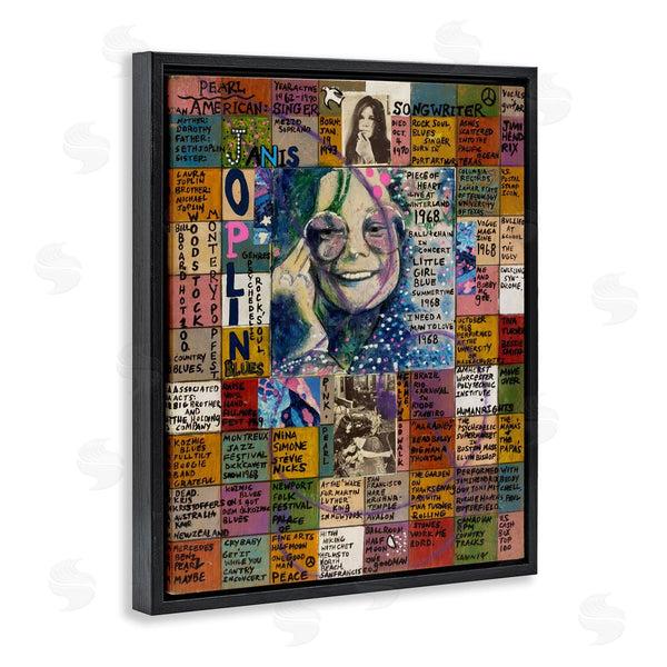 Stupell Industries Sabin | Janis Joplin Collage Wall Art