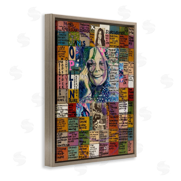 Stupell Industries Sabin | Janis Joplin Collage Wall Art