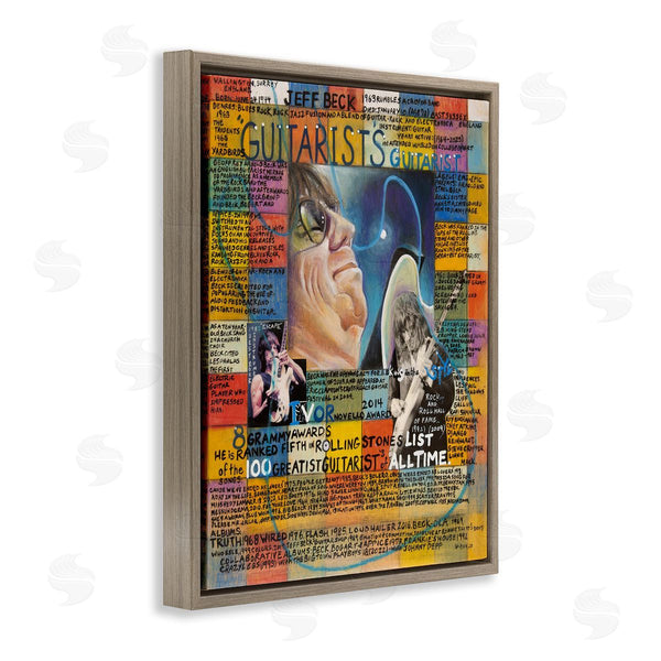 Stupell Industries Sabin | Jeff Beck Collage Wall Art