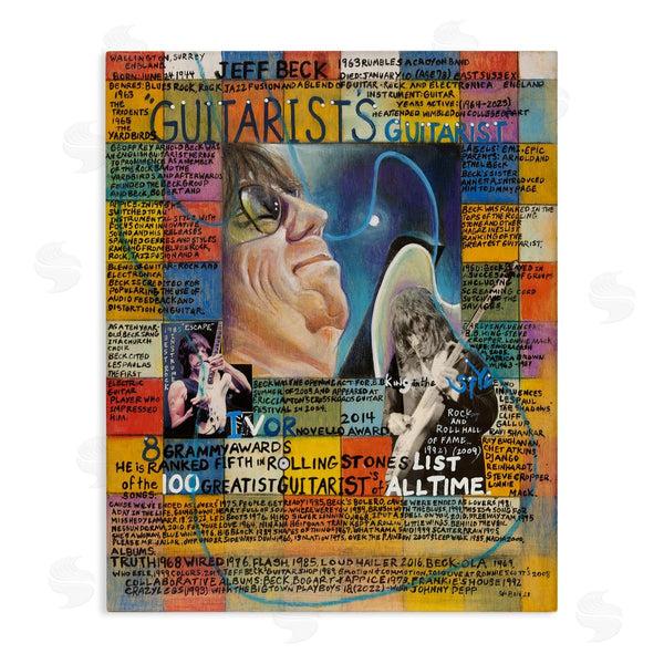 stupell industries Sabin | Jeff Beck Collage Wall Art