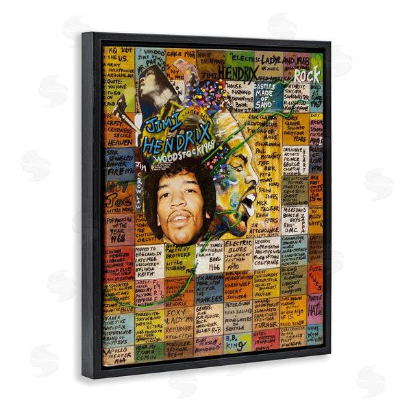 Stupell Industries Sabin | Jimi Hendrix Collage Wall Art