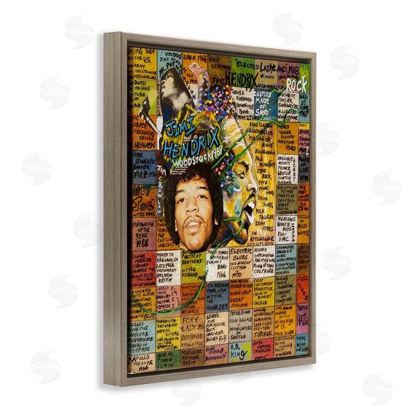 Stupell Industries Sabin | Jimi Hendrix Collage Wall Art