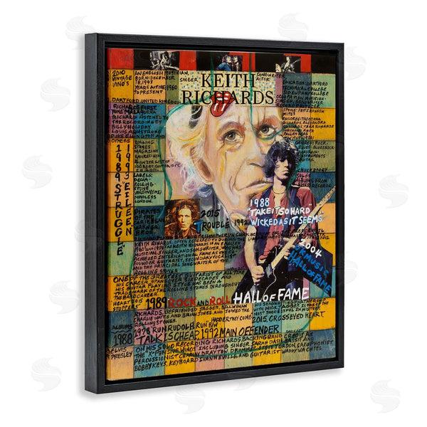 Stupell Industries Sabin | Keith Richards Collage Wall Art