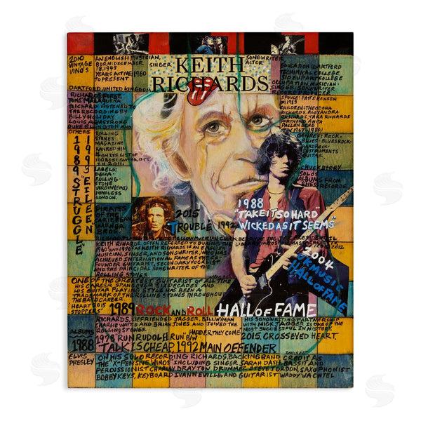 stupell industries Sabin | Keith Richards Collage Wall Art