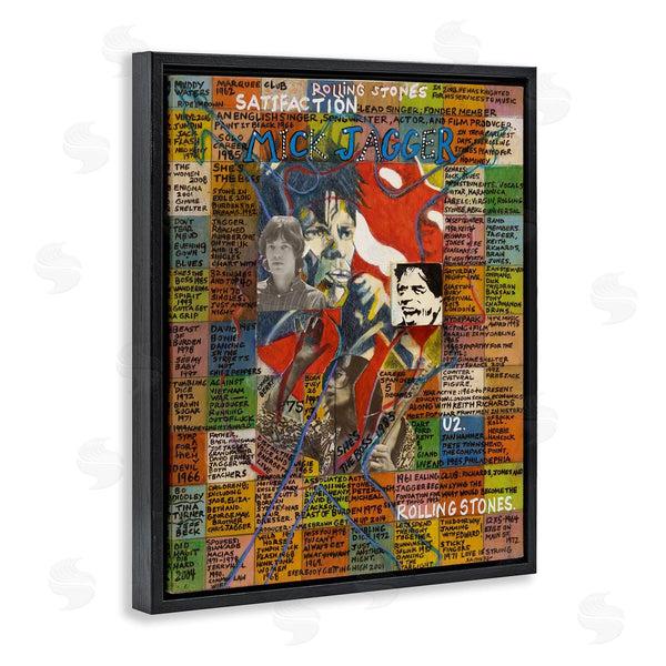 Stupell Industries Sabin | Mick Jagger Collage Wall Art